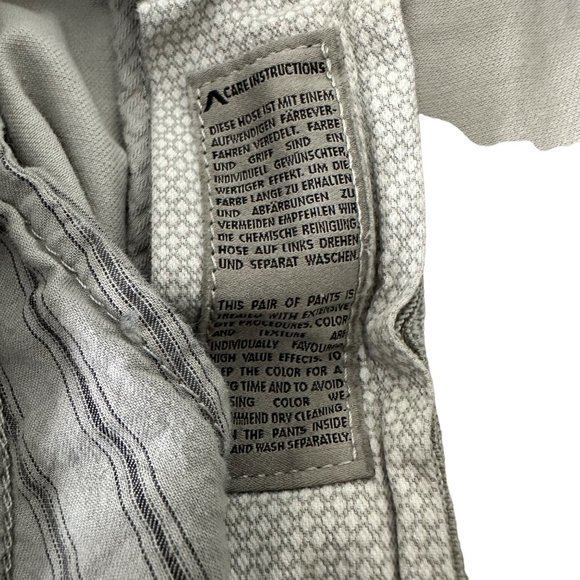 Alberto Stone Super Print Modern Fit Polka Dot Gray Golf Pants Size 36x30 - Picture 9 of 10